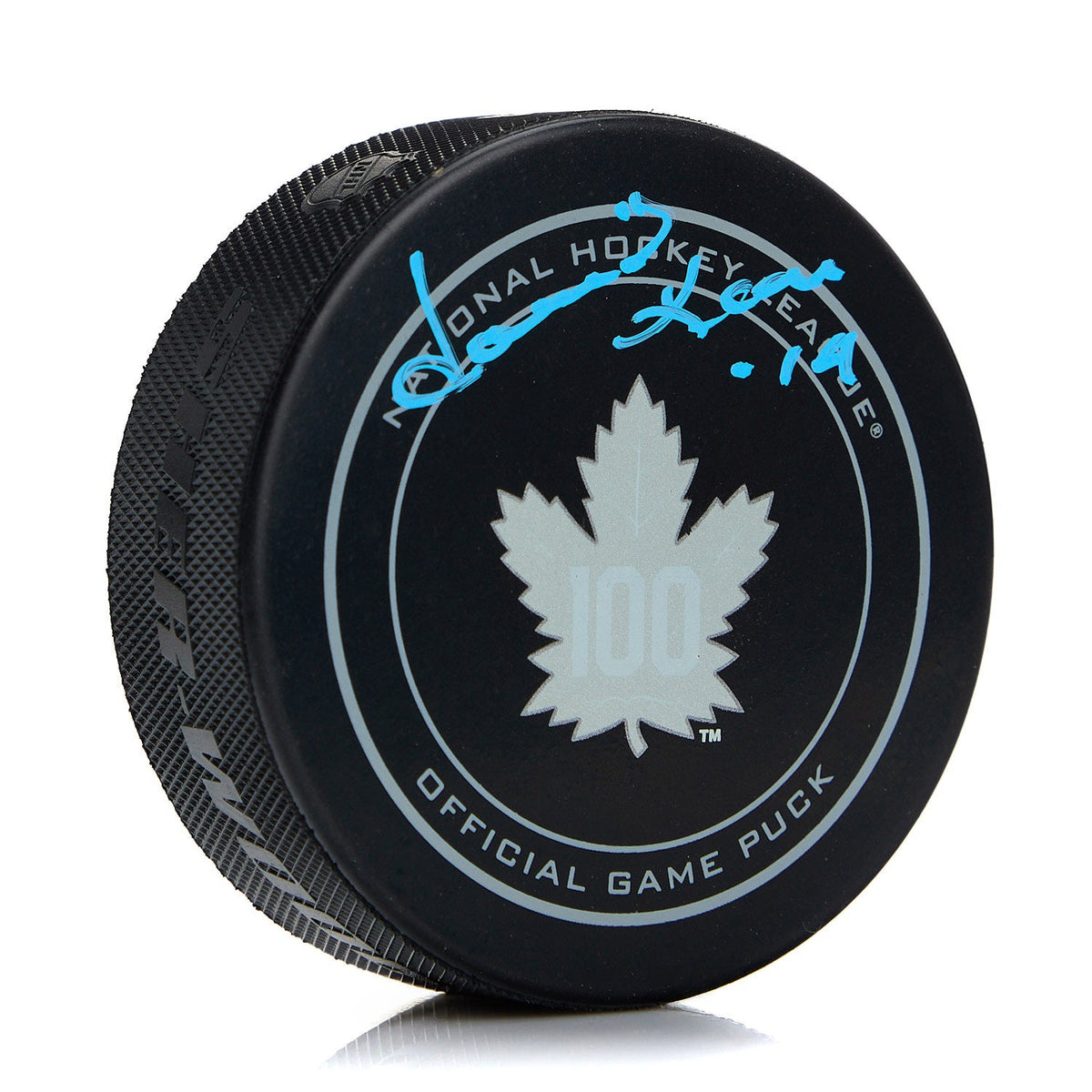 Dave Keon Toronto Maple Leafs Autographed Centennial Official Game Puck product image 1, provided for visual reference and