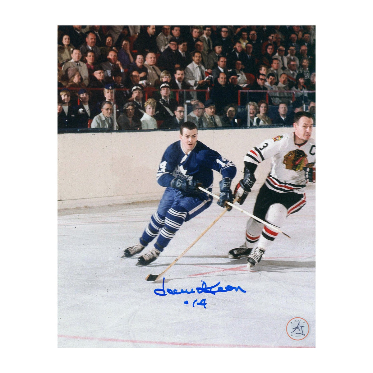 Dave Keon Autographed Toronto Maple Leafs Classic Hockey 8x10 Photo product image 1, provided for visual reference and