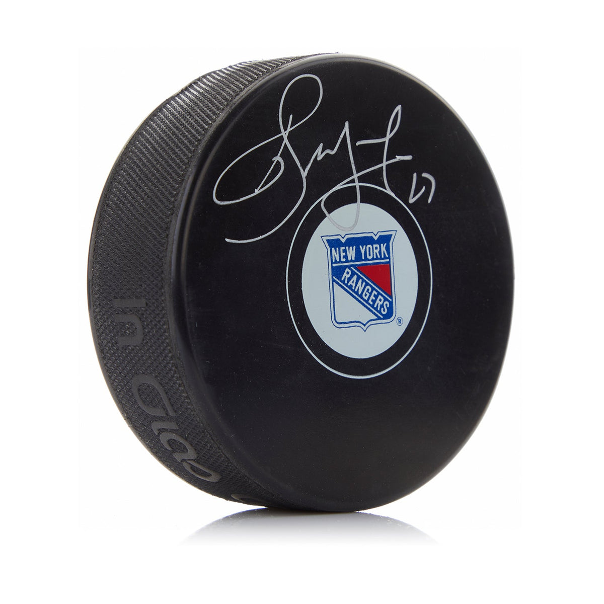 Alexei Kovalev Signed New York Rangers Hockey Puck product image 1, provided for visual reference and product detail review