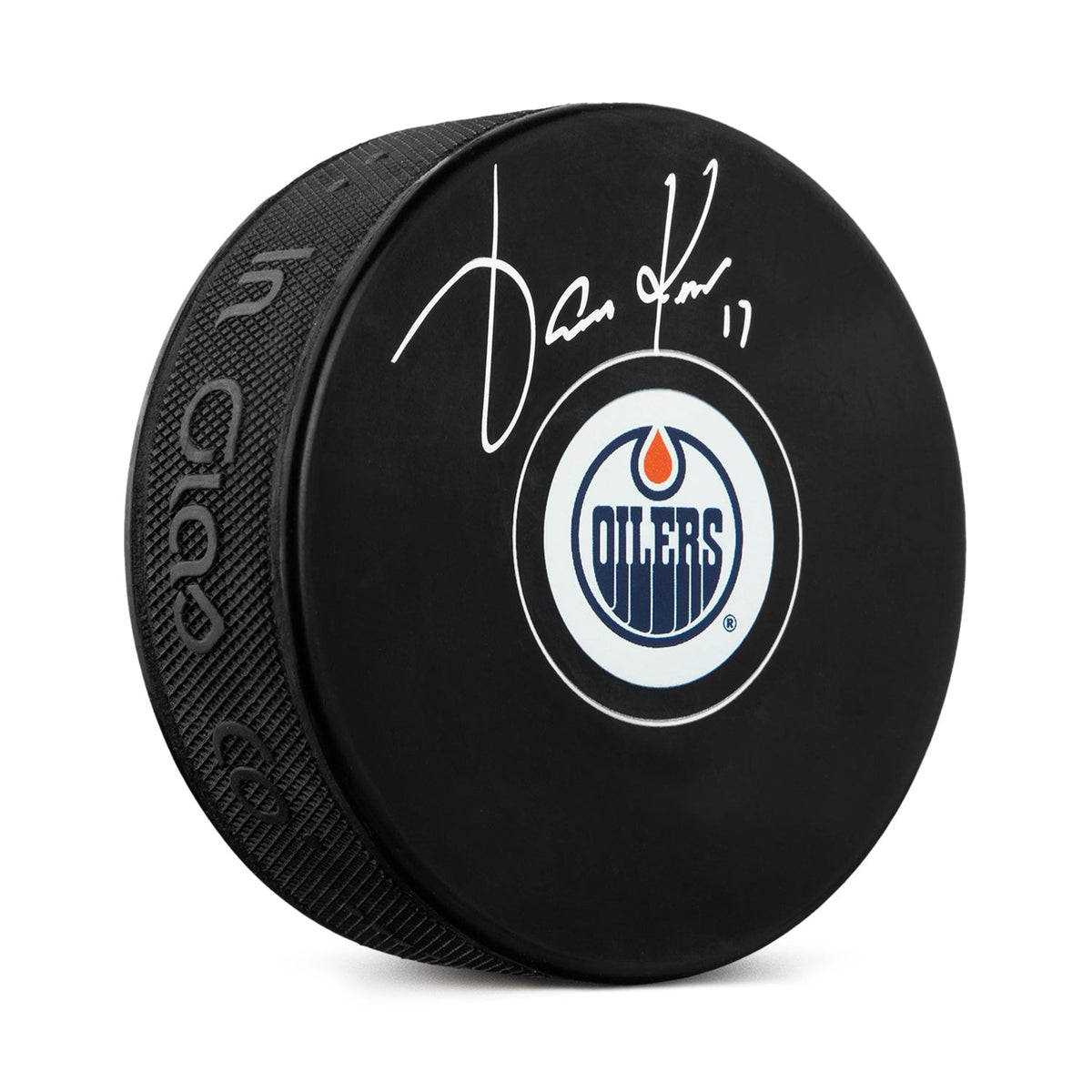 Jari Kurri Autographed Edmonton Oilers Hockey Puck product image 1, provided for visual reference and product detail review