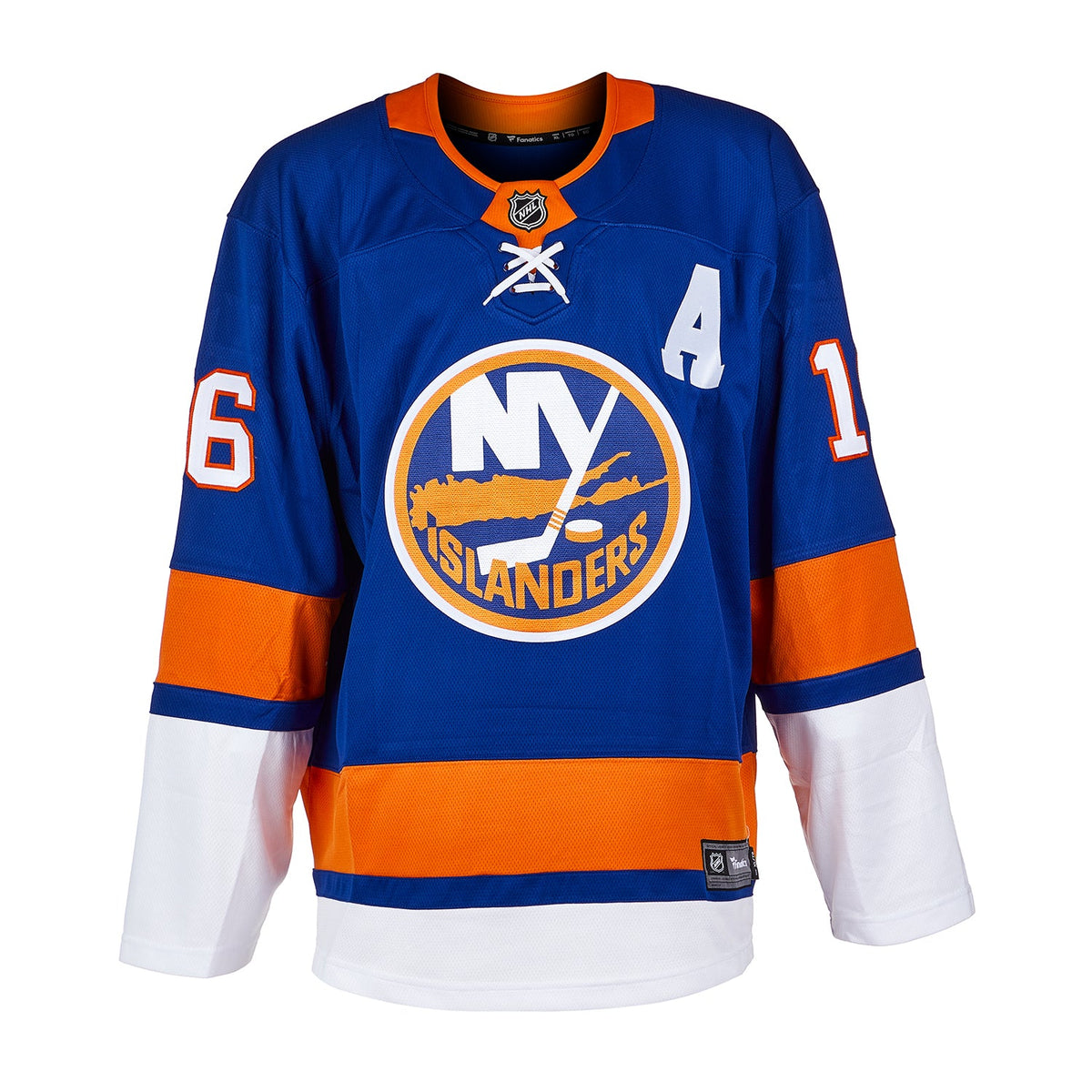 Pat LaFontaine Autographed New York Islanders Fanatics Breakaway Jersey product image 2, provided for visual reference and