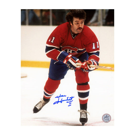 Yvon Lambert Autographed Montreal Canadiens Hockey 8x10 Photo product image 1, provided for visual reference and product
