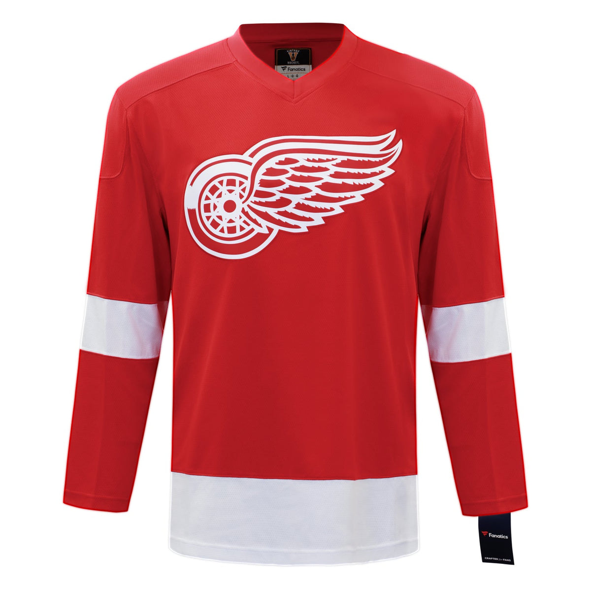Igor Larionov Signed Detroit Red Wings Fanatics Breakaway Retro Jersey product image 2, provided for visual reference and
