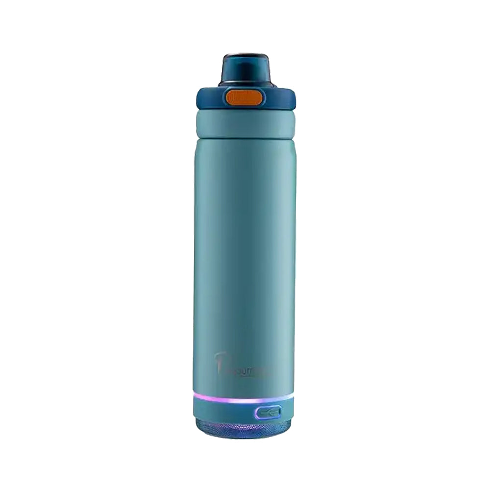 La gourmet 500ml Hydrotune Thermal Bottle with Bluetooth Speaker - Turquoise