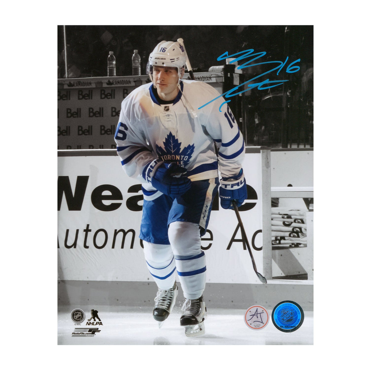 Mitch Marner Autographed Toronto Maple Leafs First Step 8x10 Photo product image 1, provided for visual reference and