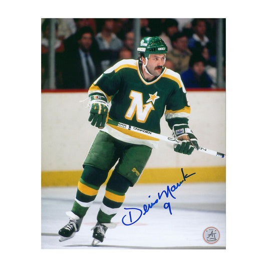 Dennis Maruk Autographed Minnesota North Stars Hockey 8x10 Photo product image 1, provided for visual reference and product