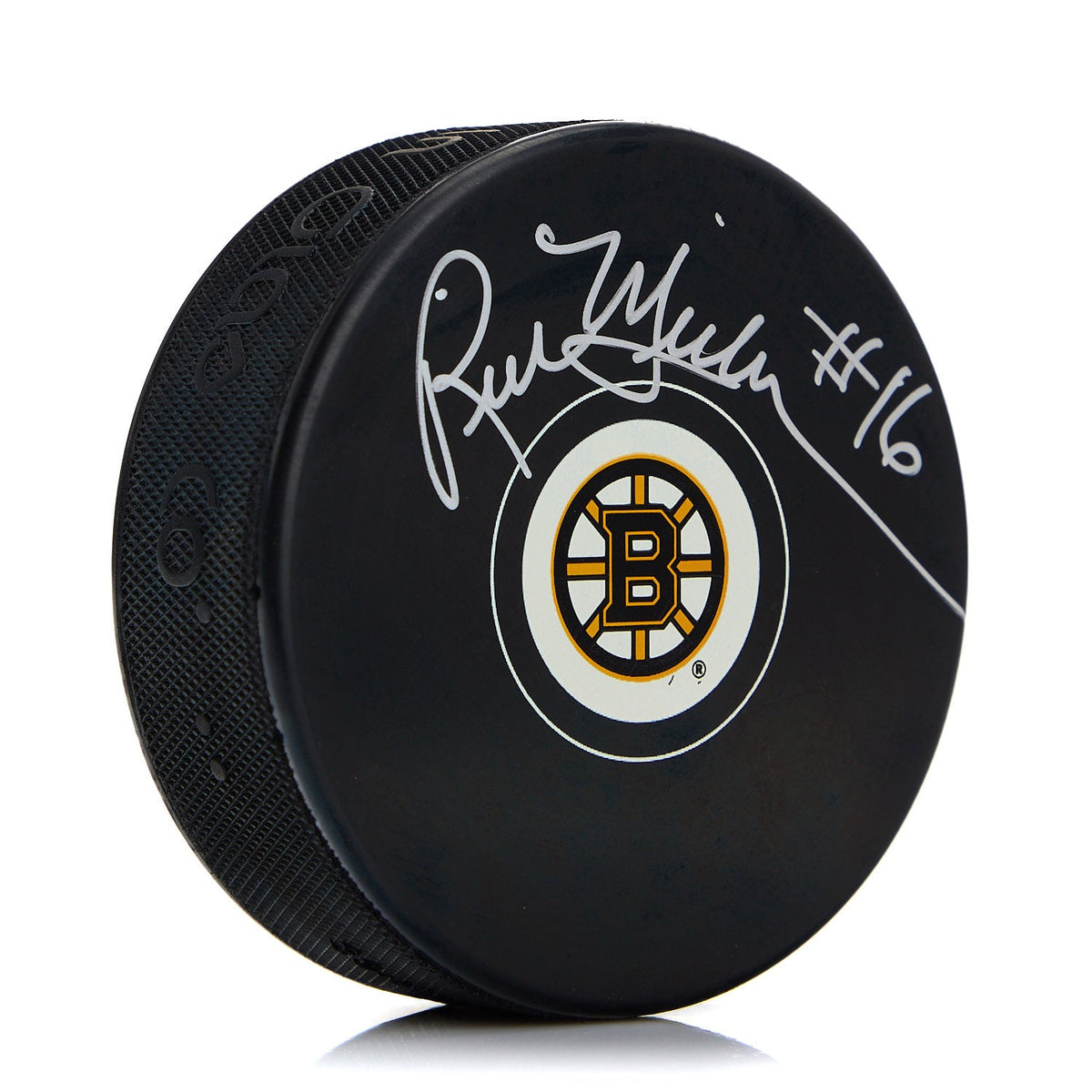 Rick Middleton Boston Bruins Autographed Hockey Puck product image 1, provided for visual reference and product detail review