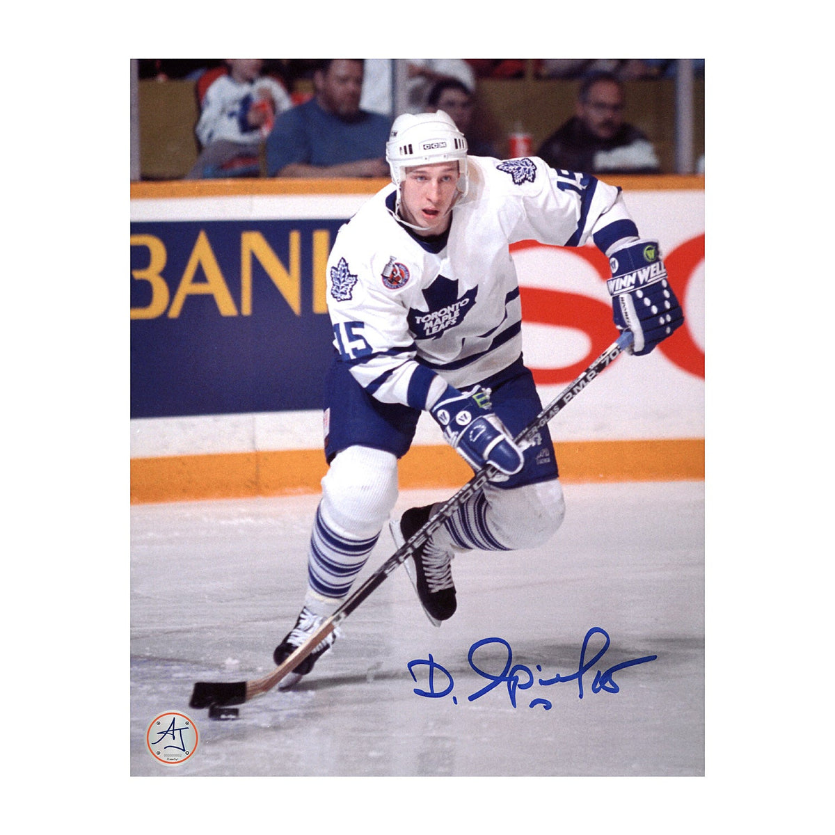 Dimitri Mironov Autographed Toronto Maple Leafs Hockey 8x10 Photo product image 1, provided for visual reference and product