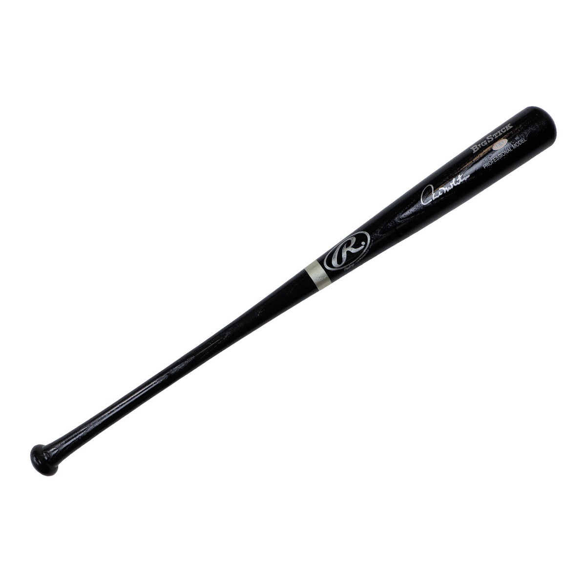 Paul Molitor Autographed Rawlings Black Big Stick Baseball Bat product image 1, provided for visual reference and product