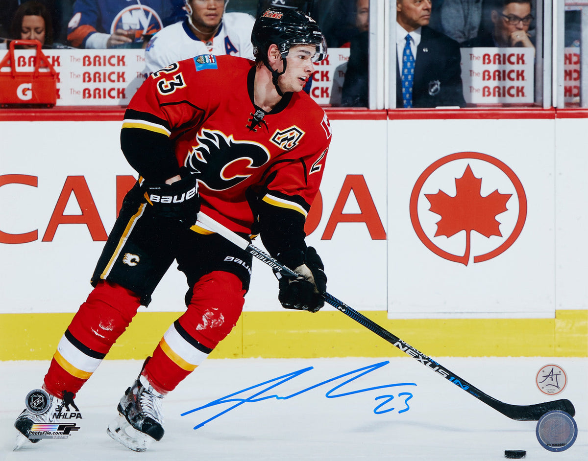 Sean Monahan Signed Calgary Flames Hockey 11x14 Photo product image 1, provided for visual reference and product detail