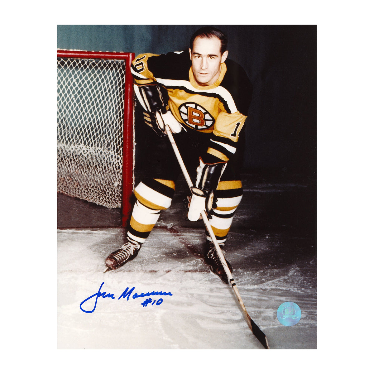 Jim Morrison Signed Boston Bruins Hockey 8x10 Photo product image 1, provided for visual reference and product detail review