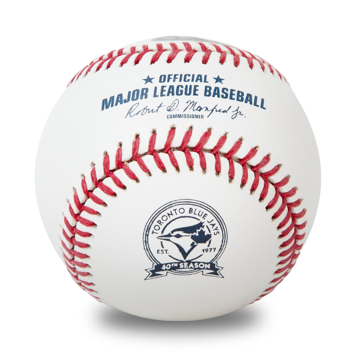 Lloyd Moseby Signed Rawlings Official MLB Blue Jays 40th Anniversary Baseball product image 2, provided for visual reference