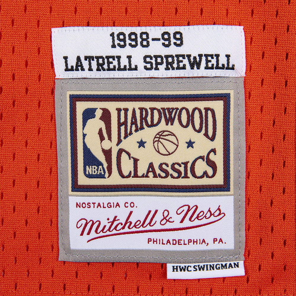 Mitchell & Ness Latrell Sprewell 1998 Throwback Jersey product image 3, provided for visual reference and product detail