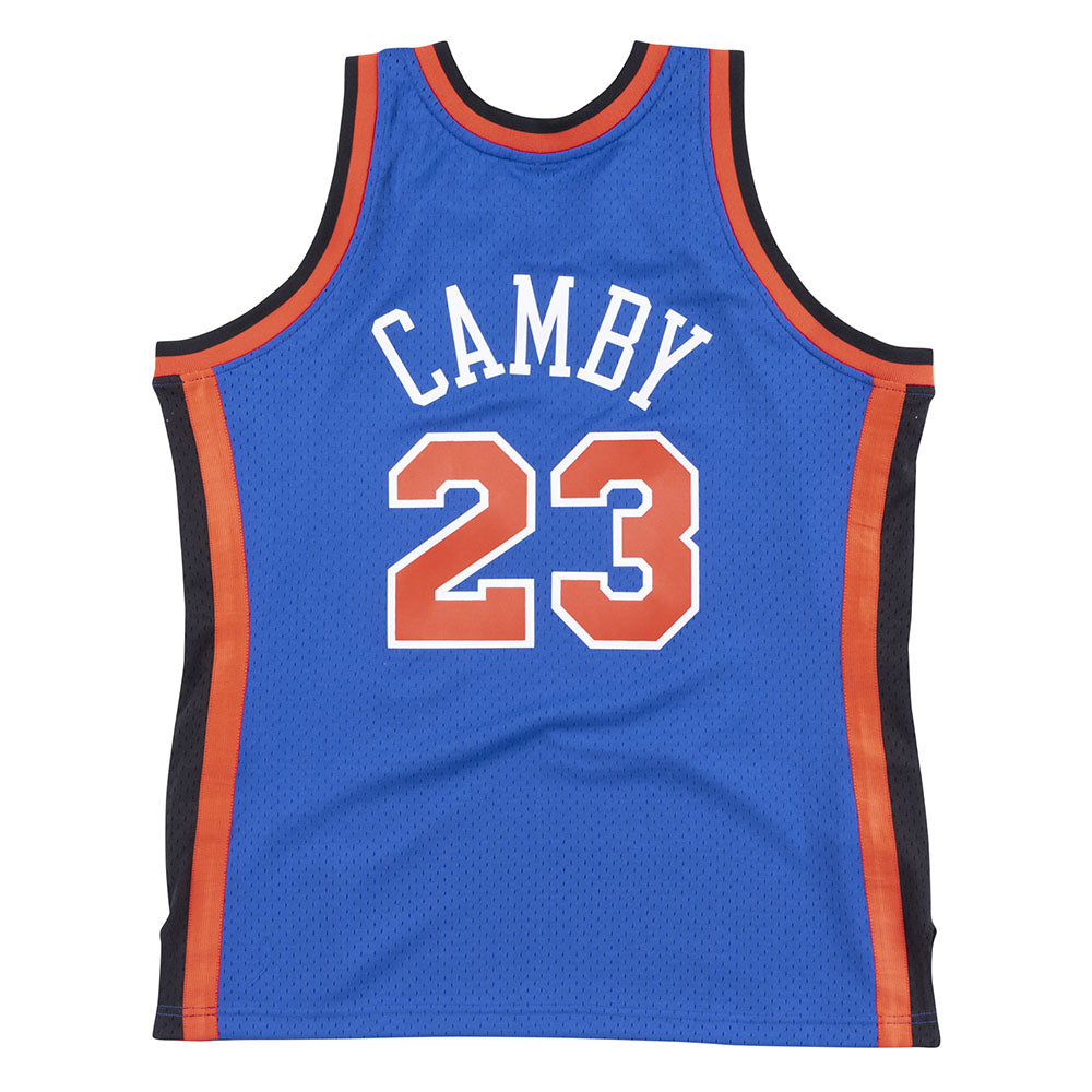 Marcus Camby Mitchell & Ness 98-99 Road Swingman Jersey product image 1, provided for visual reference and product detail