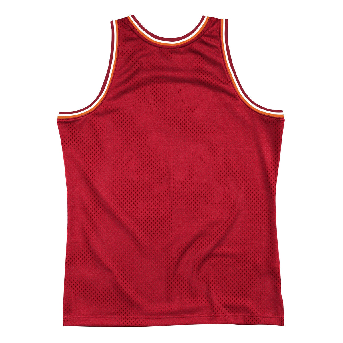 Miami Heat Mitchell & Ness Red Hardwood Classics Blown Out Fashion Jersey for Men product image 2, provided for visual