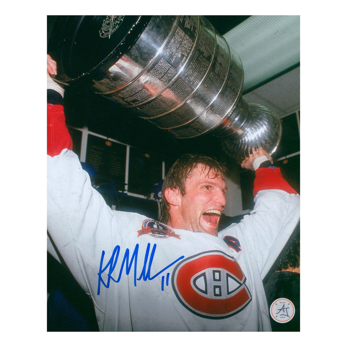 Kirk Muller Autographed Montreal Canadiens Stanley Cup 8x10 Photo product image 1, provided for visual reference and product
