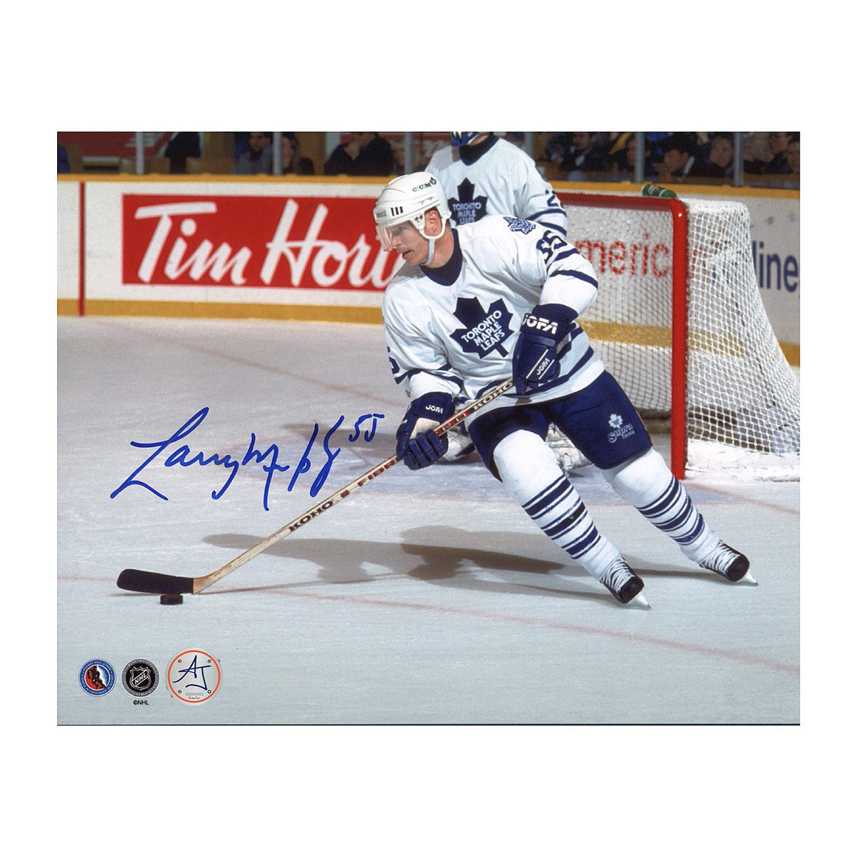 Larry Murphy Autographed Toronto Maple Leafs Stickhandling 8x10 Photo product image 1, provided for visual reference and