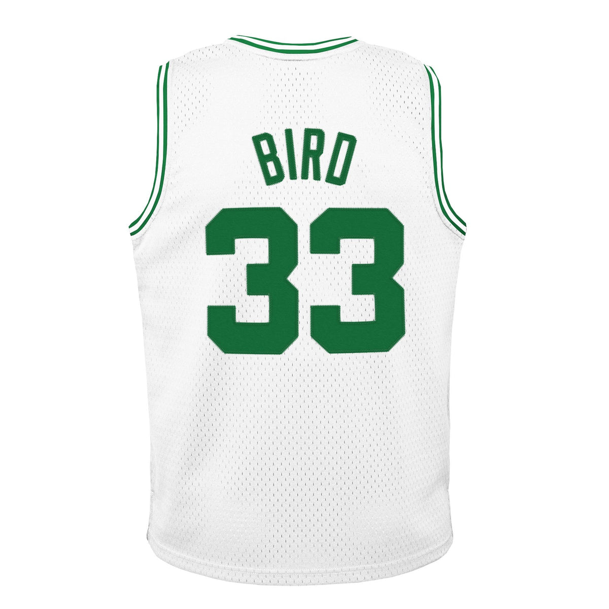 Boston Celtics Larry Bird Mitchell & Ness White 1985-86 Hardwood Classics Swingman Jersey product image 3, provided for