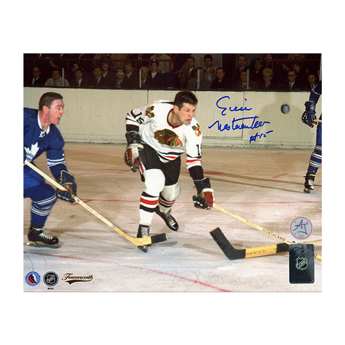 Eric Nesterenko Autographed Chicago Blackhawks Hockey 8x10 Photo product image 1, provided for visual reference and product
