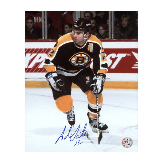 Adam Oates Autographed Boston Bruins Game Action 8x10 Photo product image 1, provided for visual reference and product