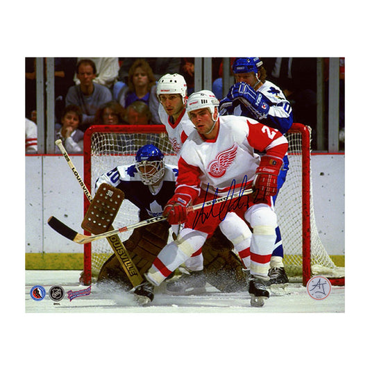 Adam Oates Autographed Detroit Red Wings Hockey 8x10 Photo product image 1, provided for visual reference and product detail