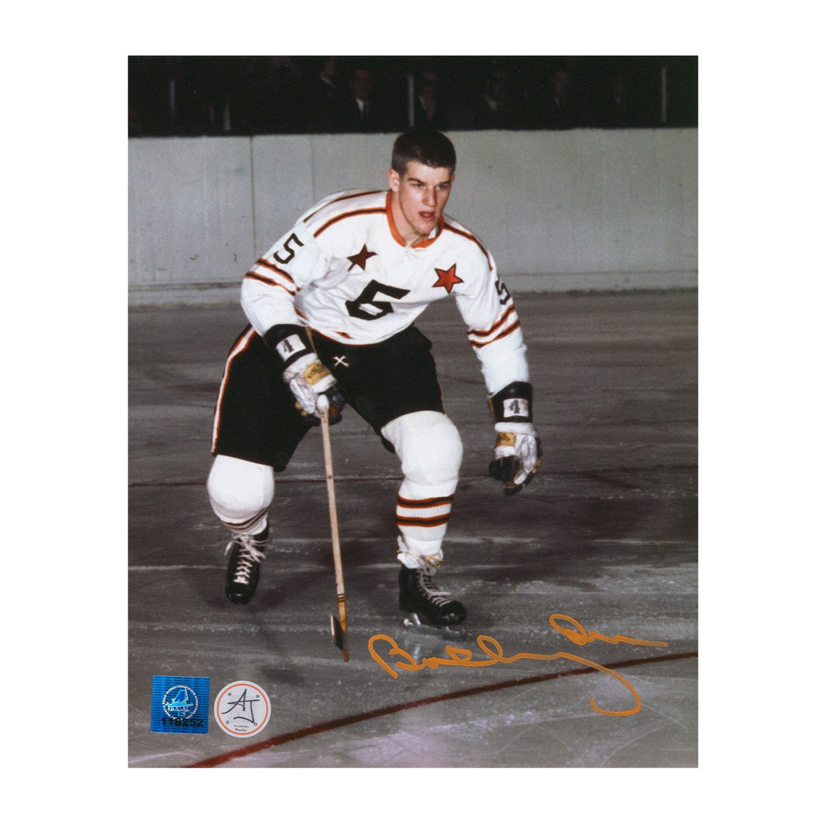 Bobby Orr Autographed First NHL All-Star Game 8x10 Photo product image 1, provided for visual reference and product detail