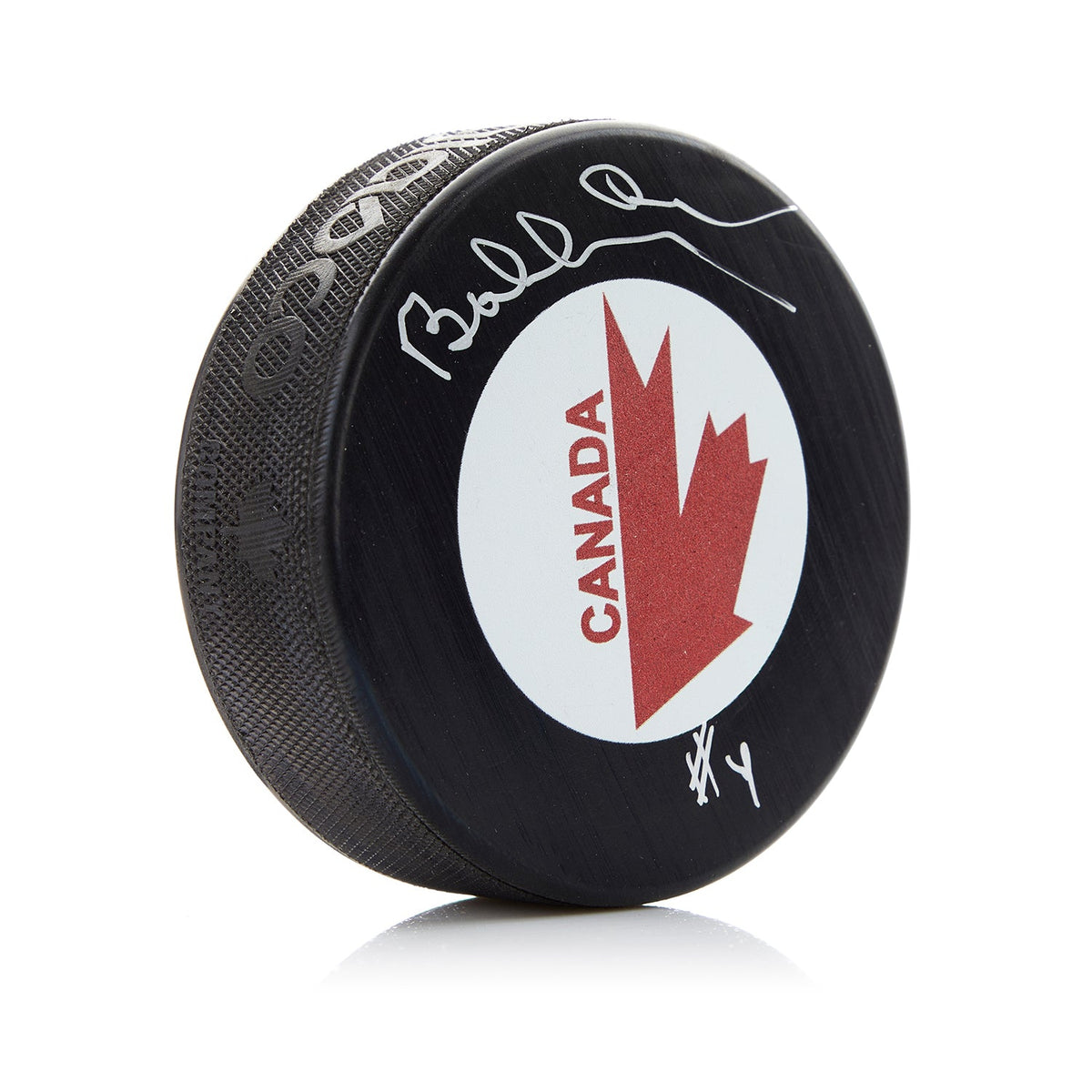 Bobby Orr Team Canada Autographed Canada Cup Puck product image 1, provided for visual reference and product detail review