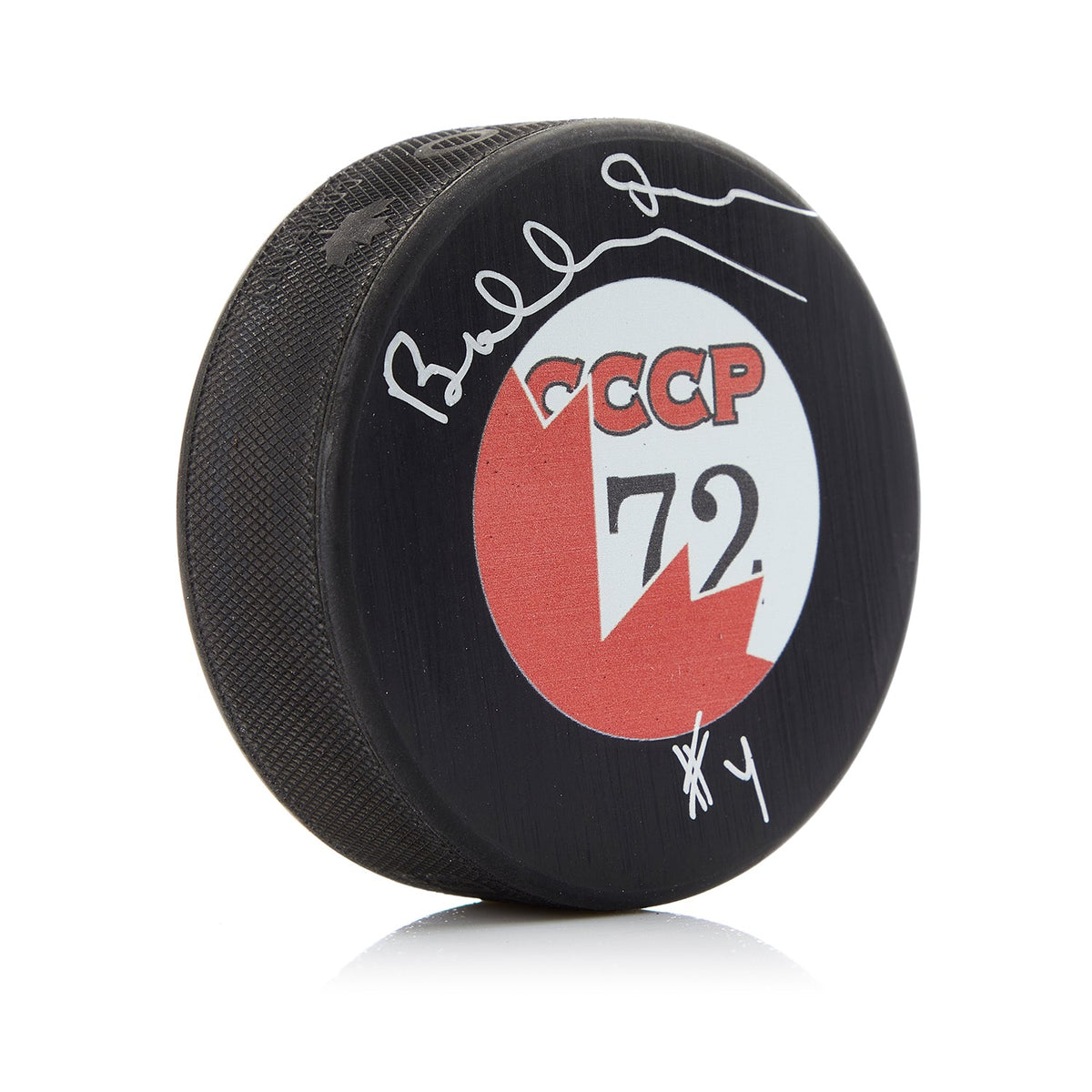 Bobby Orr Signed 1972 Team Canada Summit Series Puck product image 1, provided for visual reference and product detail review