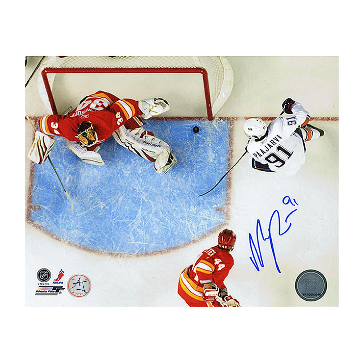 Magnus Paajarvi Autographed Edmonton Oilers 1st Goal 8x10 Photo product image 1, provided for visual reference and product