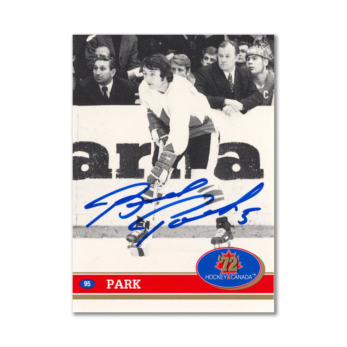 Autographed 1991 Future Trends #95 Brad Park Hockey Card product image 1, provided for visual reference and product detail