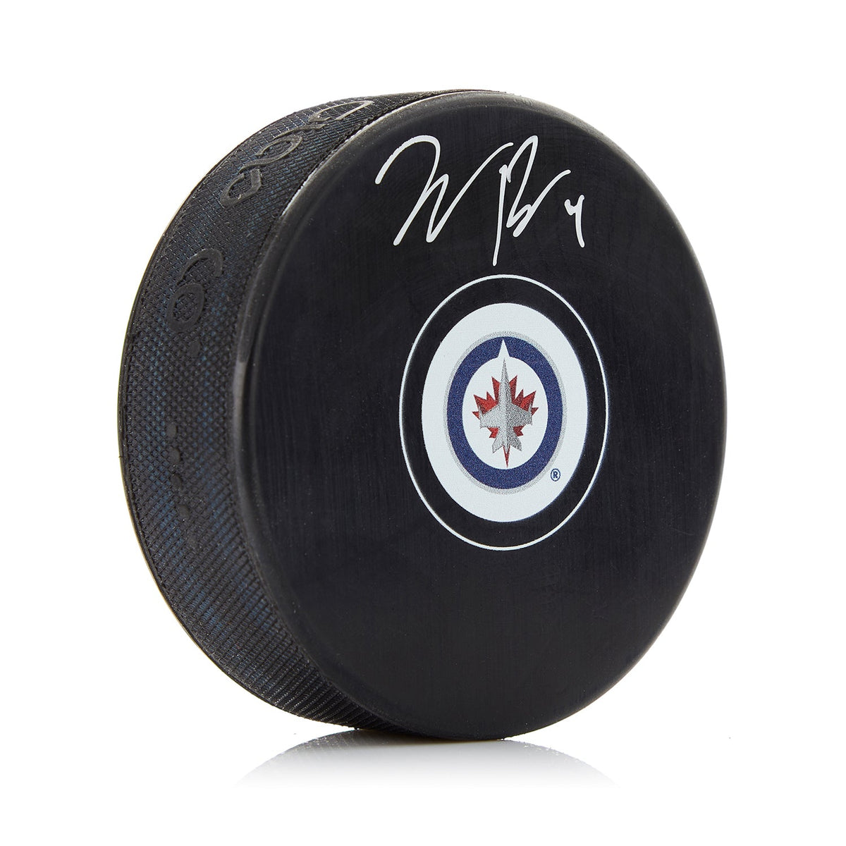 Neal Pionk Winnipeg Jets Autographed Hockey Puck product image 1, provided for visual reference and product detail review