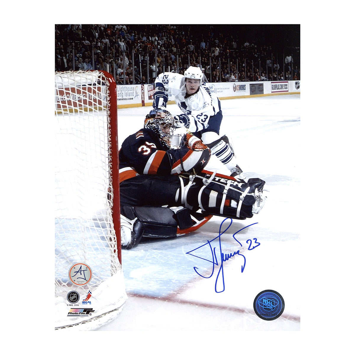 Alexei Ponikarovsky Signed Toronto Maple Leafs Breakaway 8x10 Photo product image 1, provided for visual reference and