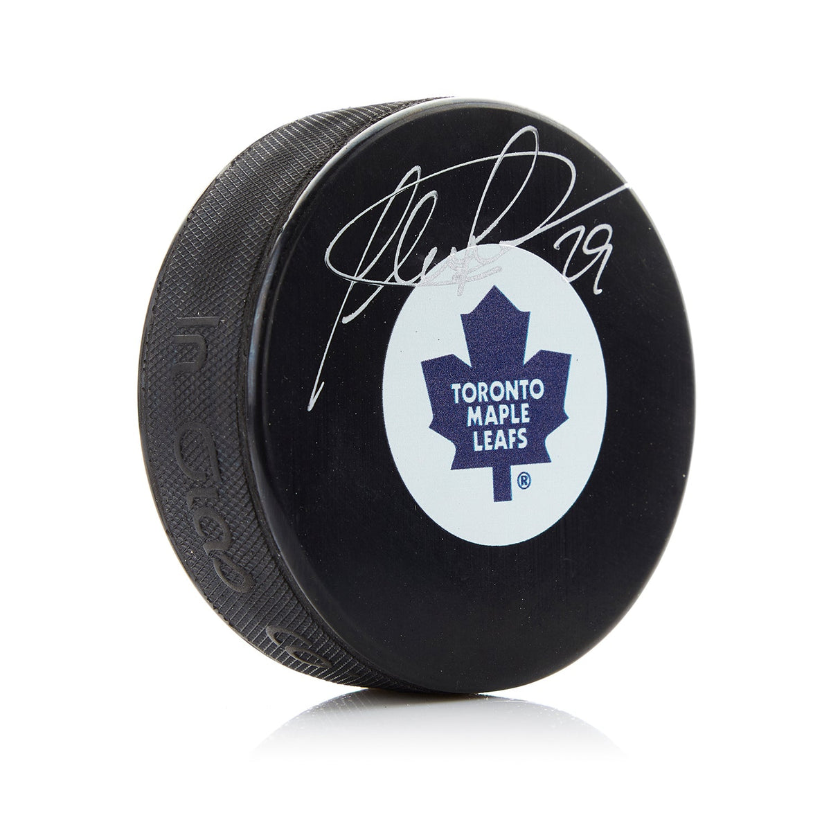 Felix Potvin Autographed Toronto Maple Leafs Retro Logo Puck product image 1, provided for visual reference and product