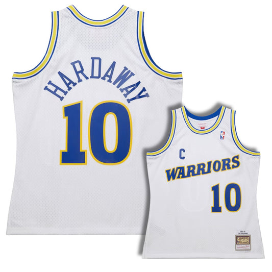 Golden State Warriors Tim Hardaway White 1990/91 Hardwood Classics Swingman Jersey product image 1, provided for visual