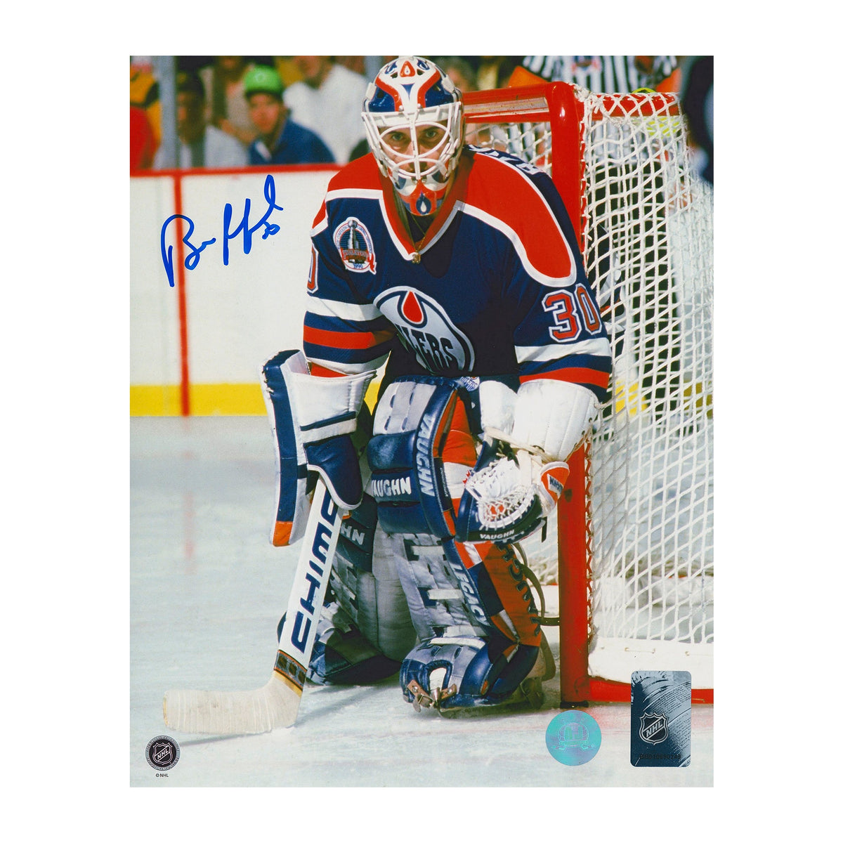 Bill Ranford Autographed Edmonton Oilers Playoff Finals 8x10 Photo product image 1, provided for visual reference and