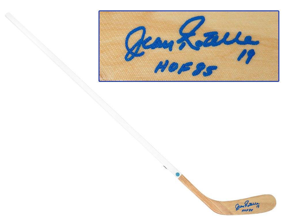 Jean Ratelle Autographed Wood Hockey Stick - New York Rangers product image 1, provided for visual reference and product