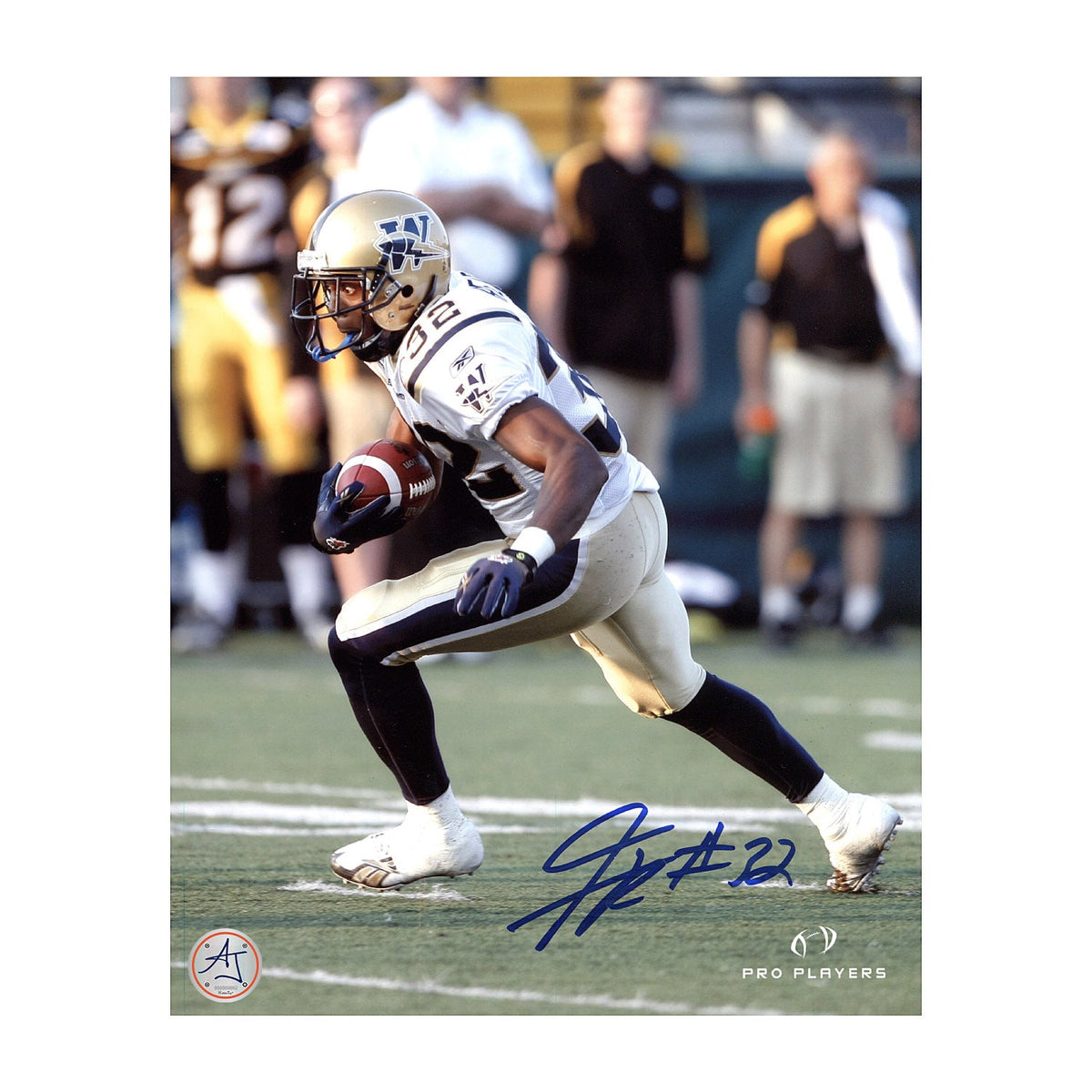 Fred Reid Autographed Winnipeg Blue Bombers 8x10 Photo product image 1, provided for visual reference and product detail