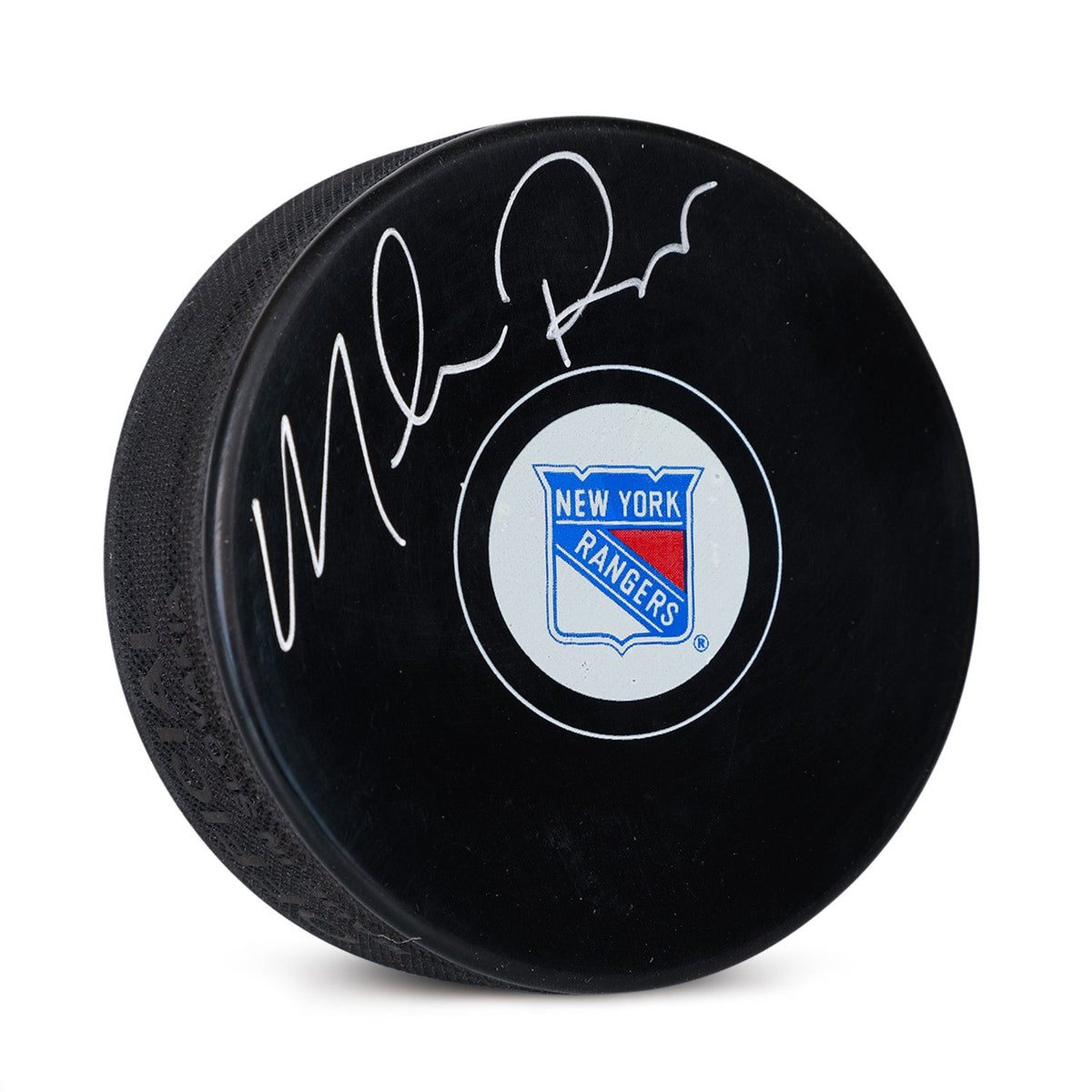 Mike Richter New York Rangers Autographed Hockey Puck product image 1, provided for visual reference and product detail