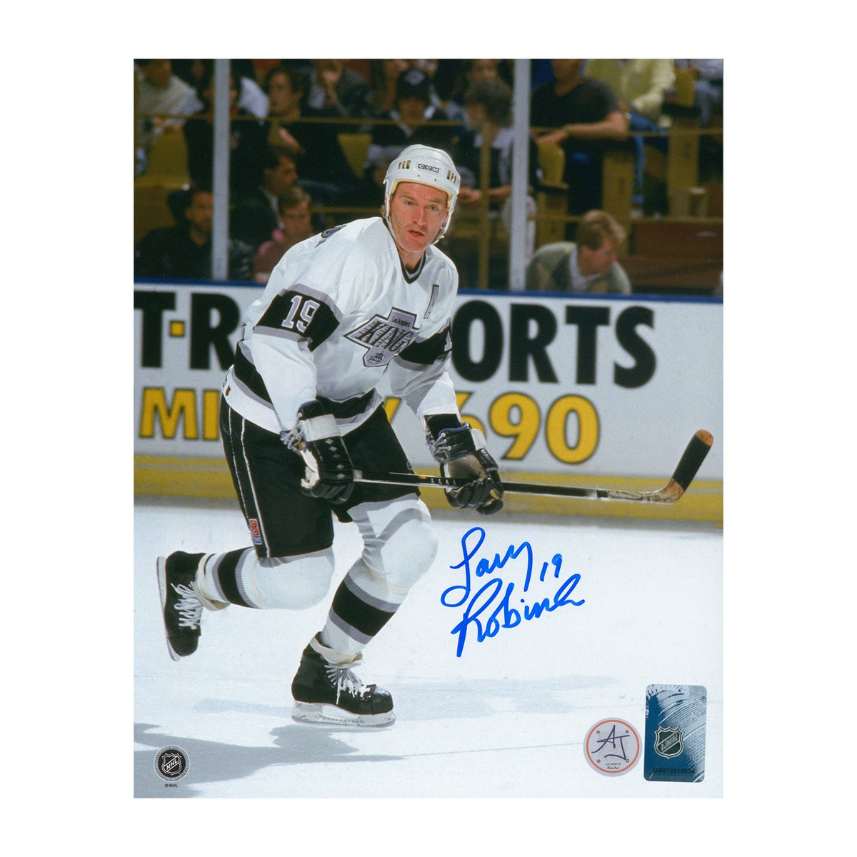 Larry Robinson Autographed Los Angeles Kings Hockey 8x10 Photo product image 1, provided for visual reference and product