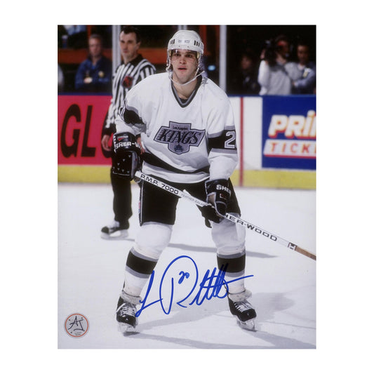Luc Robitaille Signed Los Angeles Kings Game Action 8x10 Photo product image 1, provided for visual reference and product