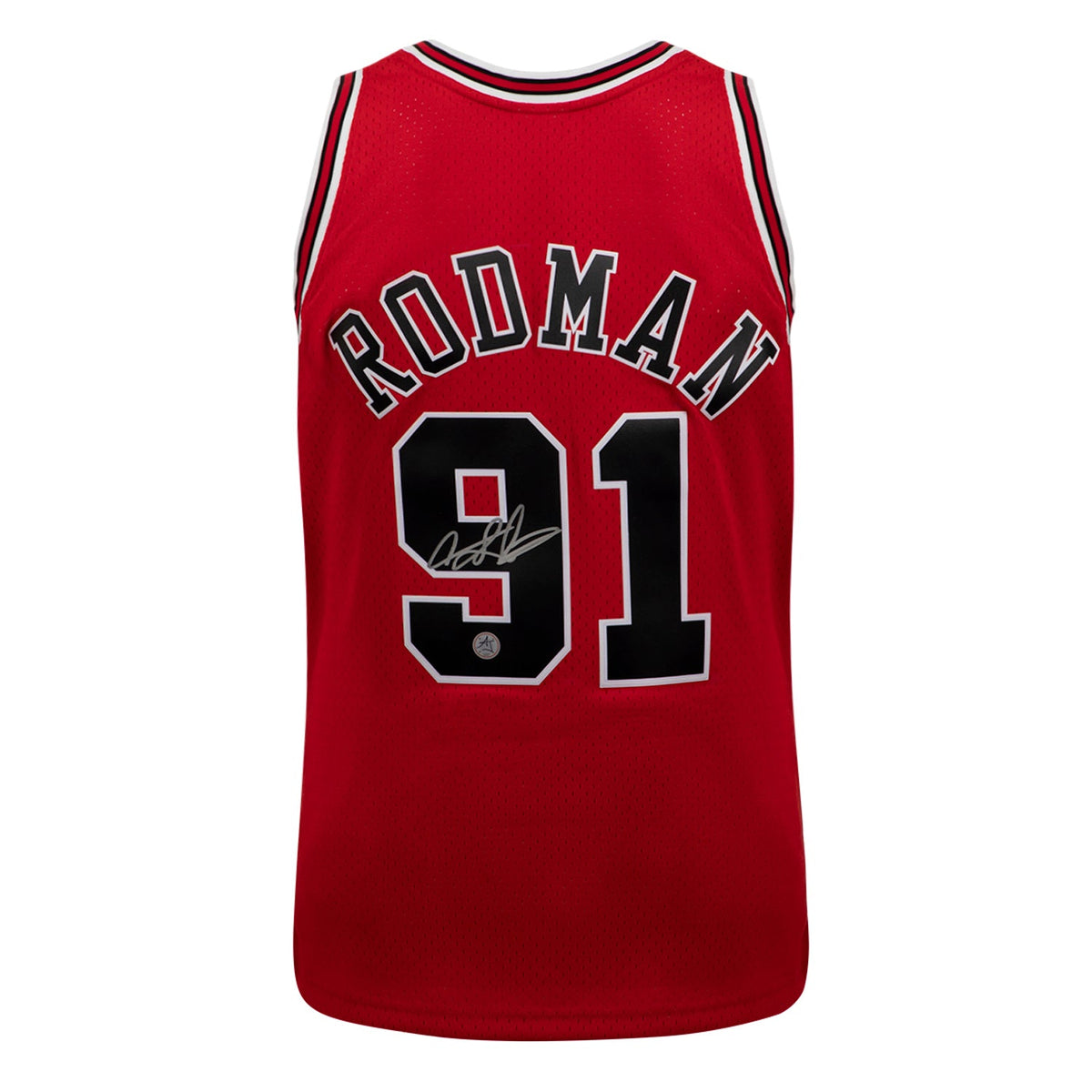 Dennis Rodman Autographed Chicago Bulls Mitchell & Ness Jersey product image 1, provided for visual reference and product