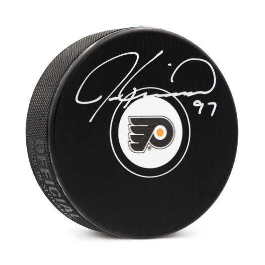 Jeremy Roenick Autographed Philadelphia Flyers Hockey Puck product image 1, provided for visual reference and product detail