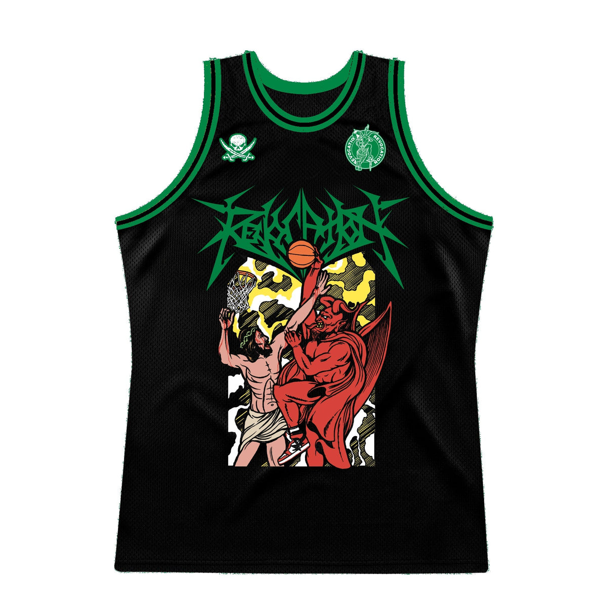 Revocation - Godforsaken basketball jersey product image 2, provided for visual reference and product detail review