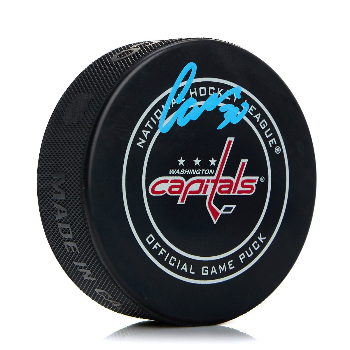 Ilya Samsonov Signed Washington Capitals Official Game Puck product image 1, provided for visual reference and product