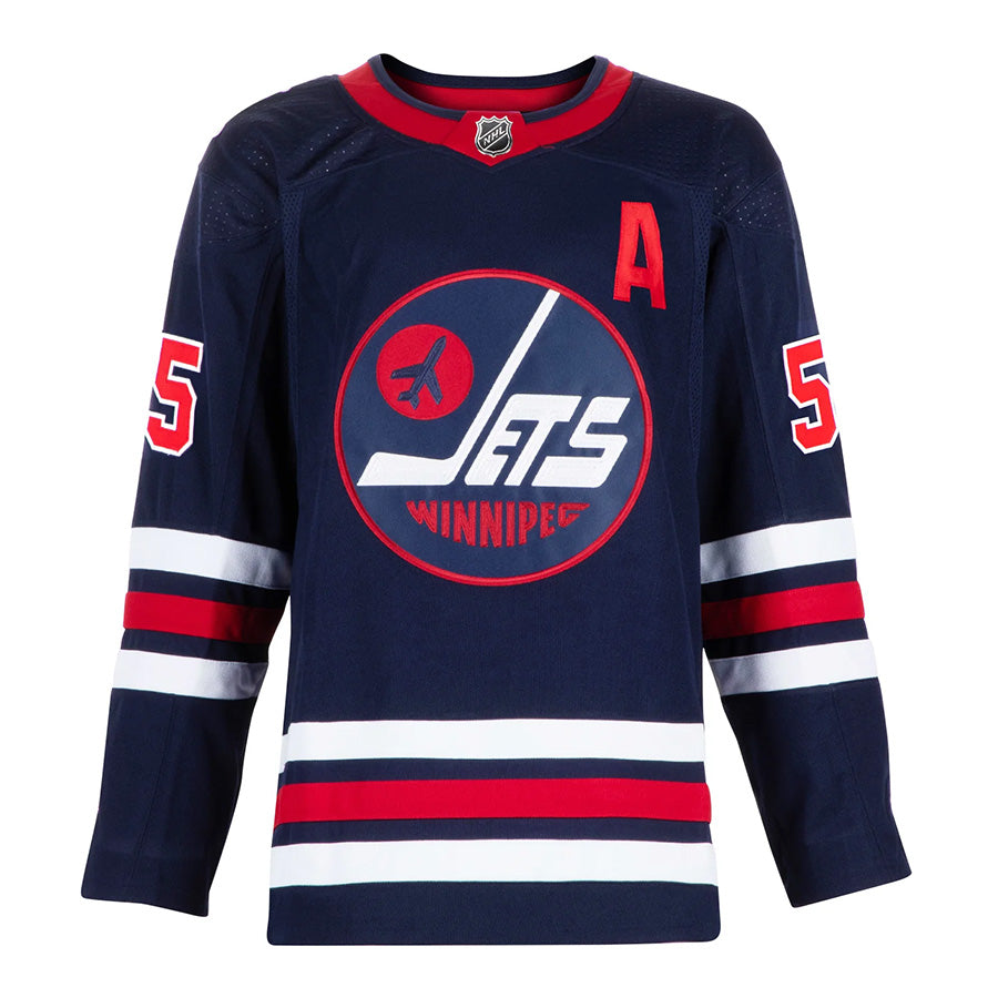 Mark Scheifele Signed Winnipeg Jets 2019 Heritage Classic adidas Jersey product image 2, provided for visual reference and