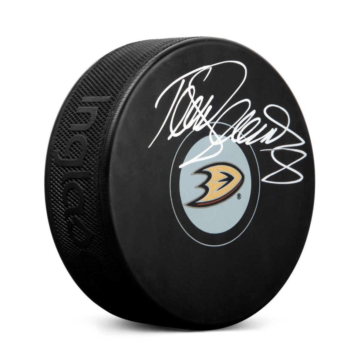 Teemu Selanne Autographed Anaheim Ducks Hockey Puck product image 1, provided for visual reference and product detail review