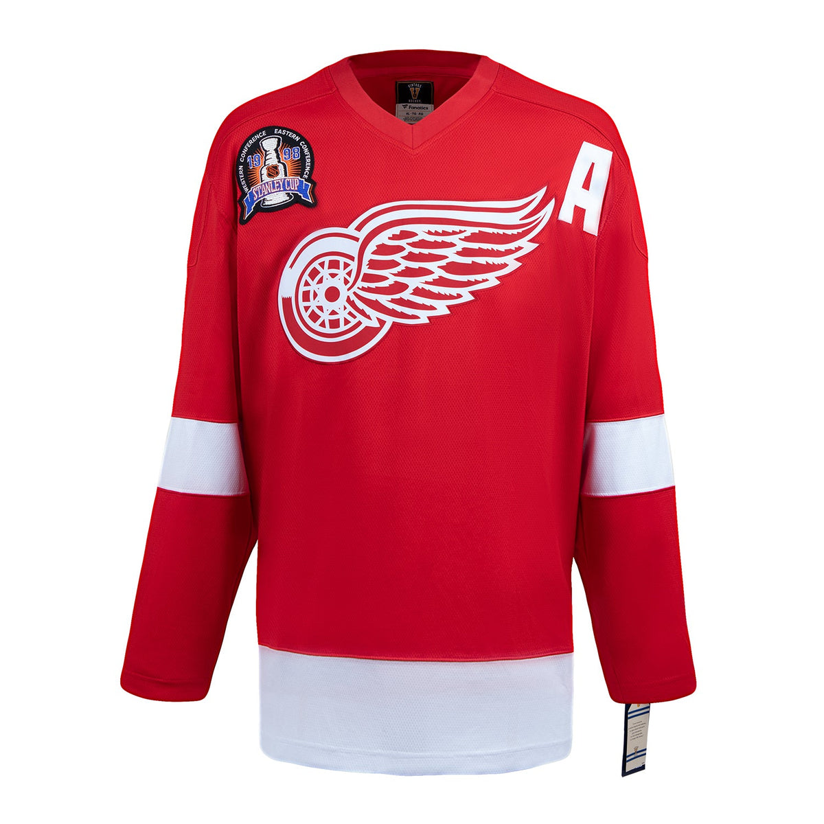 Brendan Shanahan Signed Detroit Red Wings Stanley Cup Throwback Fanatics Jersey product image 2, provided for visual