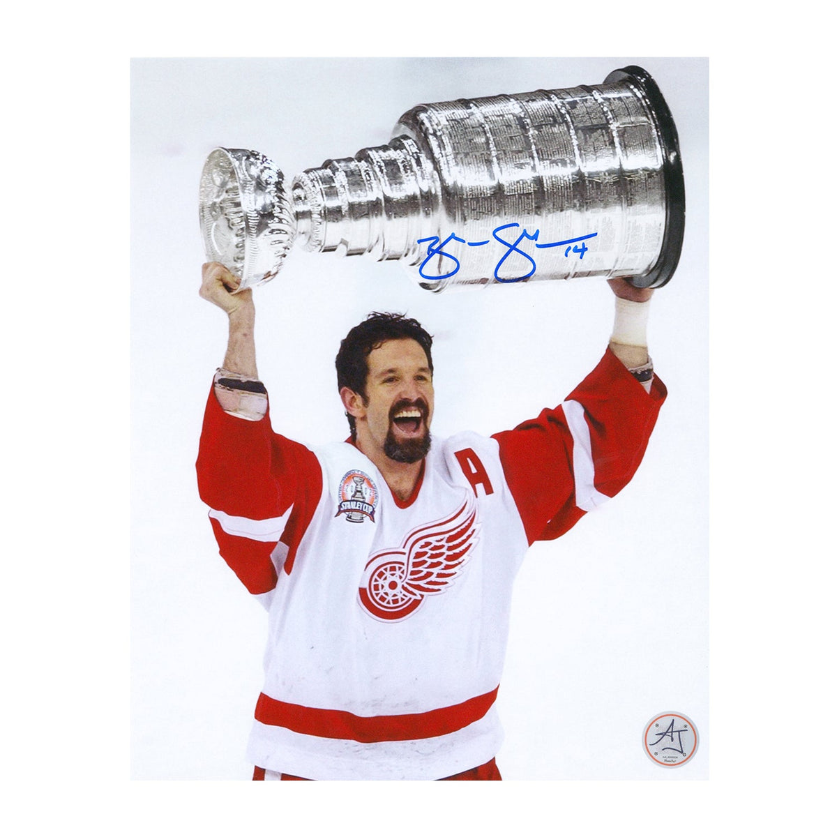Brendan Shanahan Autographed Detroit Red Wings 2002 Stanley Cup 8x10 Photo product image 1, provided for visual reference