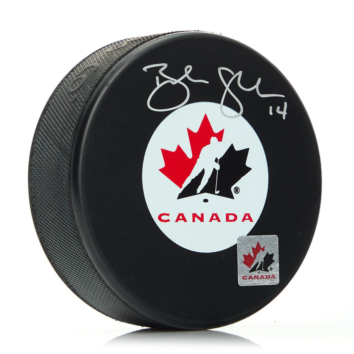 Brendan Shanahan Team Canada Signed Hockey Canada Logo Puck product image 1, provided for visual reference and product