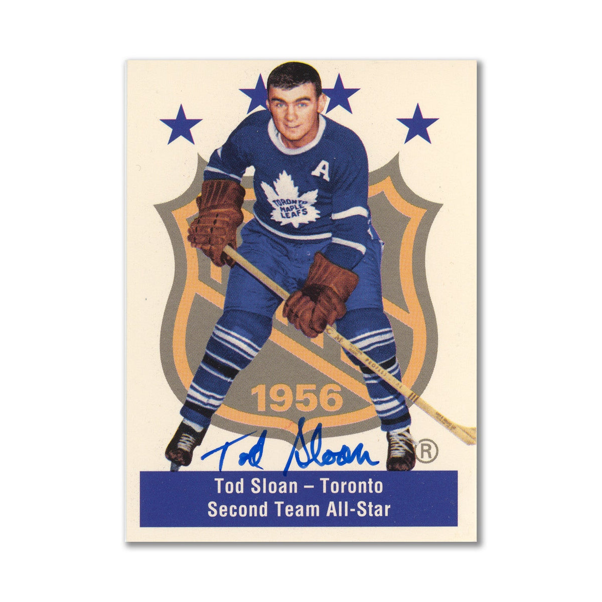 Autographed 1994 Parkhurst Missing Link #144 Tod Sloan All-Star Card product image 1, provided for visual reference and